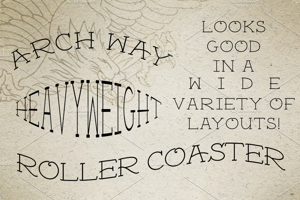 Traditional Tattoo Cap N' Serif preview 8
