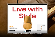 Furniture E-commerce Figma Template, an UI Kit Template by Rozepaars Design (Thumbnail 1 of 6)