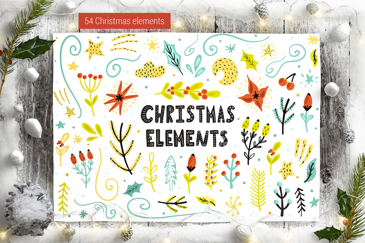 Happy Christmas Trees Collection, a Decorative Illustration by Gulnara Sabirova (Photo 11 of 13)