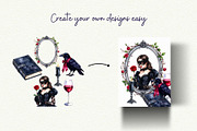 Dark Romance Clipart, an Object Graphic by Anna Design Studio (Thumbnail 7 of 9)