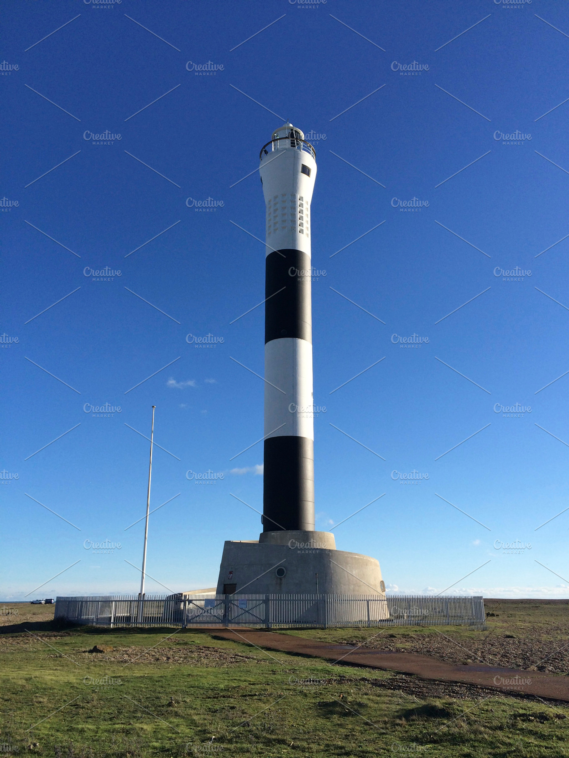 Classic Lighthouse Portrait, an Architecture Photo by SuperRosie
