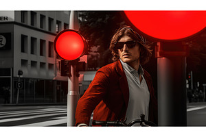 safety traffic light red ai, a Transportation Photo by pikepicture
