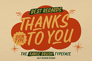 Kanoz Brush Font, a Handwritten Font by alit design (Thumbnail 17 of 17)