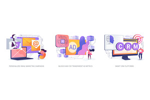 AI and Blockchain for Marketing, a Technology Illustration by Visual Generation
