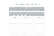 Health and Wellness Planner PLR, a Print Template by Brand Your Biz Co. (Thumbnail 5 of 6)