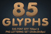 Toast Color Bitmap Font & PNGs, a Sans Serif Font by Creative Graphics (Thumbnail 3 of 6)