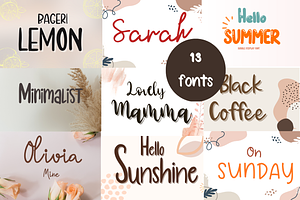 Hanwriting Bundle fonts