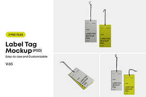 Label Tag Mockup V.03