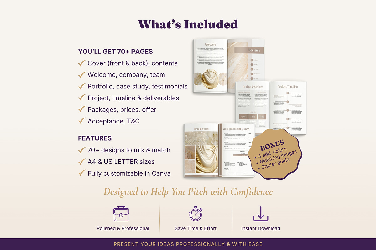Business Proposal Bundle 2 Packs, a Brochure Template by B2 Studio (Photo 2 of 18)