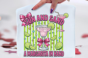 Sun Sand Margarita Summer Beach PNG, an Illustration by CraftArtStudio (Thumbnail 1 of 4)