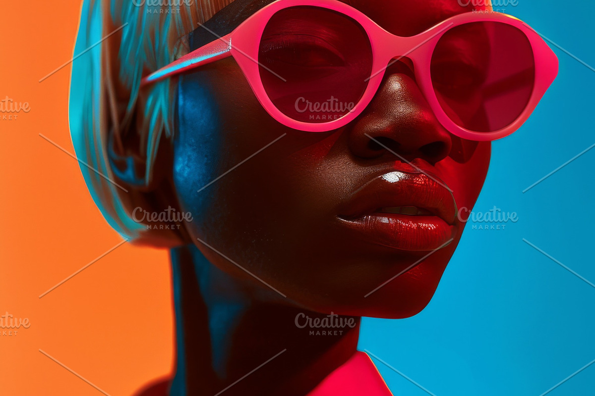 109 Fashion models in sunglasses, a Beauty & Fashion Photo by Handmadefont (Photo 82 of 113)