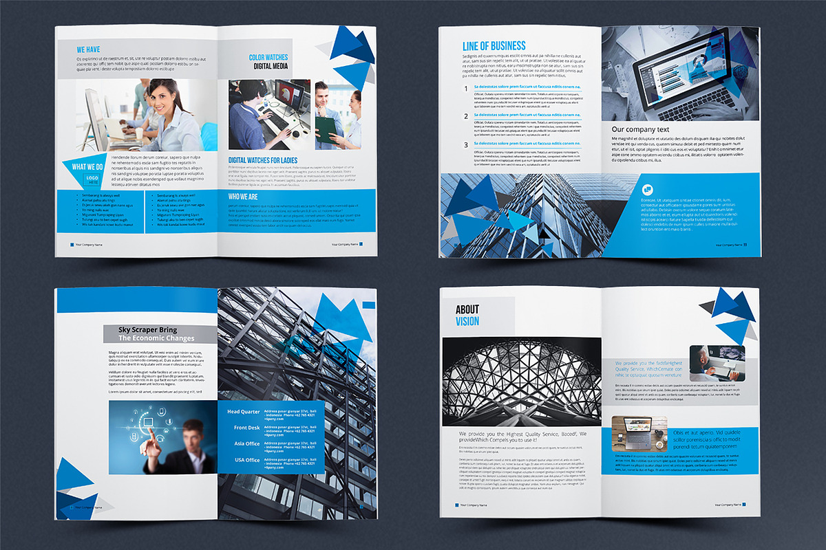 BIG Brochure Bundle, a Brochure Template by artico (Photo 7 of 23)