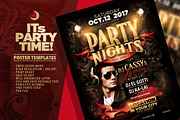 Party Nights, a Flyer Template by aigenart (Thumbnail 1 of 4)