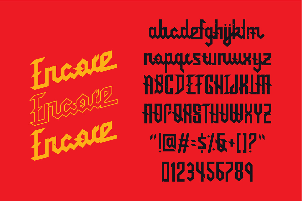 Judas Blackletter Display Font, a Blackletter Font by Fried Design Company (Photo 8 of 15)