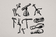 Hand Drawn Wine Vector Set, a Food Illustration by Alternate Studio (Thumbnail 10 of 10)