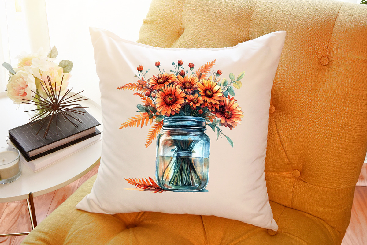 Fall Masons Jars Clipart, an Illustration by Sublimation Artist (Photo 6 of 6)