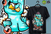 CHILLING OUT - #design, an Illustration by Behold creative supply (Thumbnail 3 of 3)