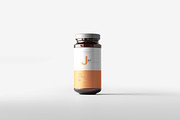Amber Jar Mockup, a Cups & Container Mockup by pmvch (Thumbnail 1 of 6)