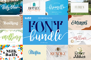 Font Bundle Alitdesign