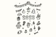 Winter & New Year vector bundle, a Seasonal Illustration by NatArt (Thumbnail 2 of 3)
