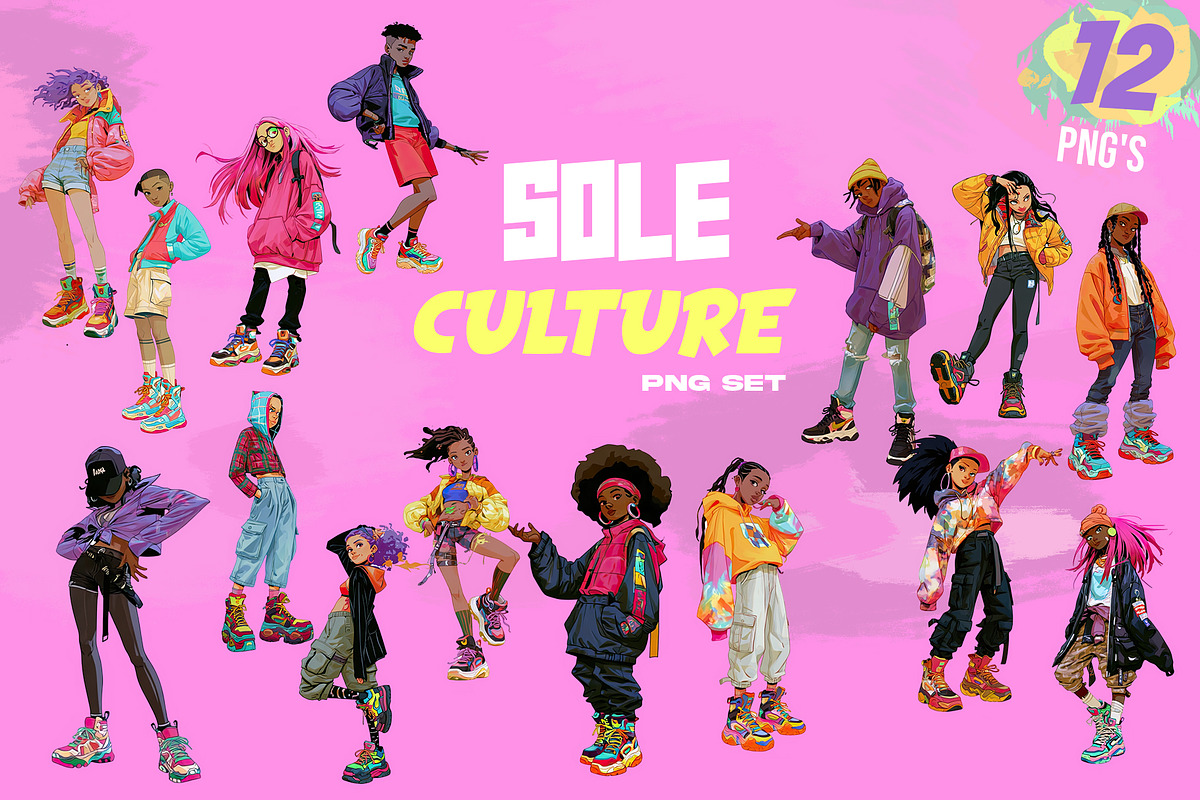 SOLE CULTURE PNG SET, a Person Illustration by XiXong STUDIO (Photo 1 of 6)