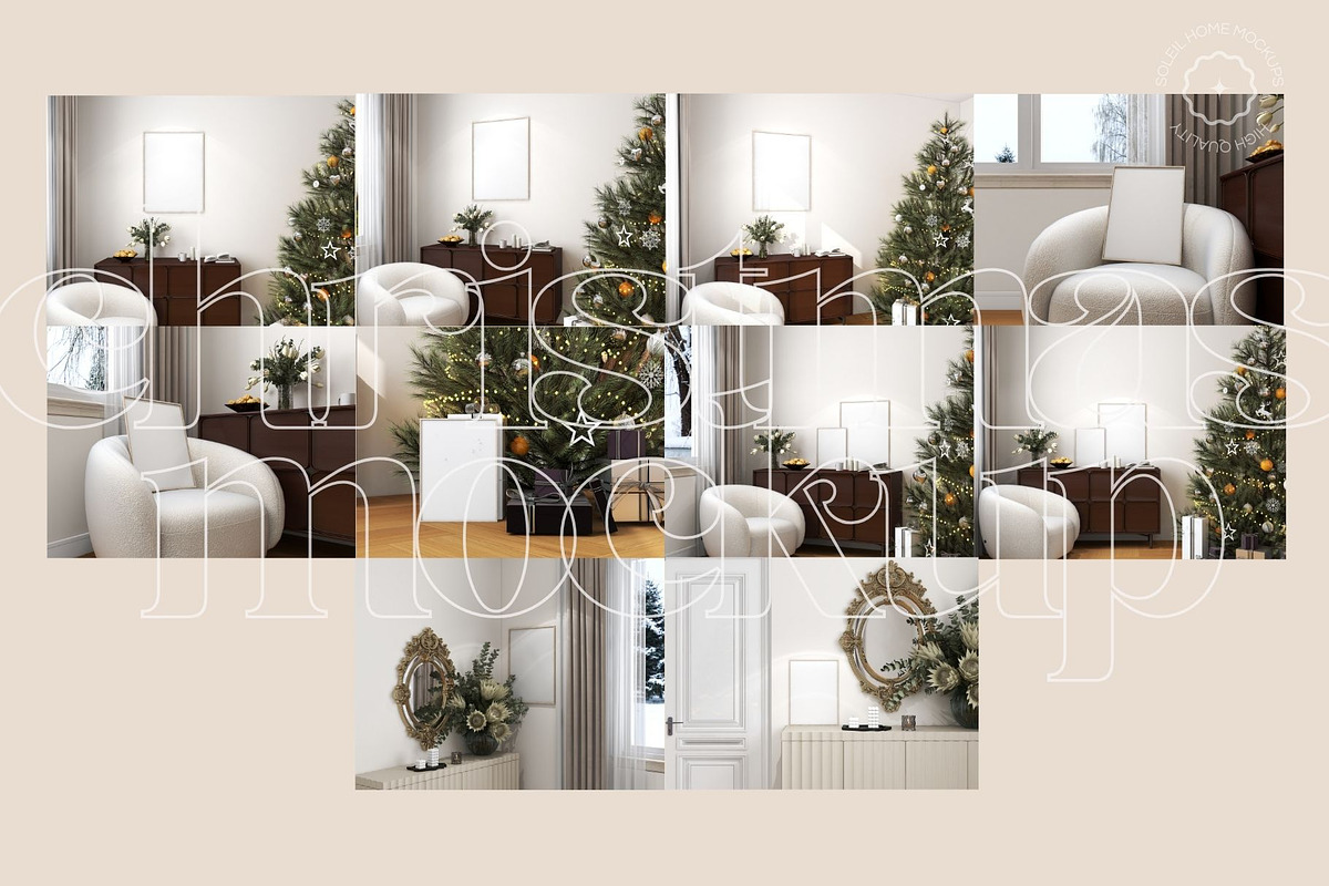 Frame mockup bundle — CHRISTMAS, a Product Mockup by SoleilHomeMockups (Photo 12 of 12)