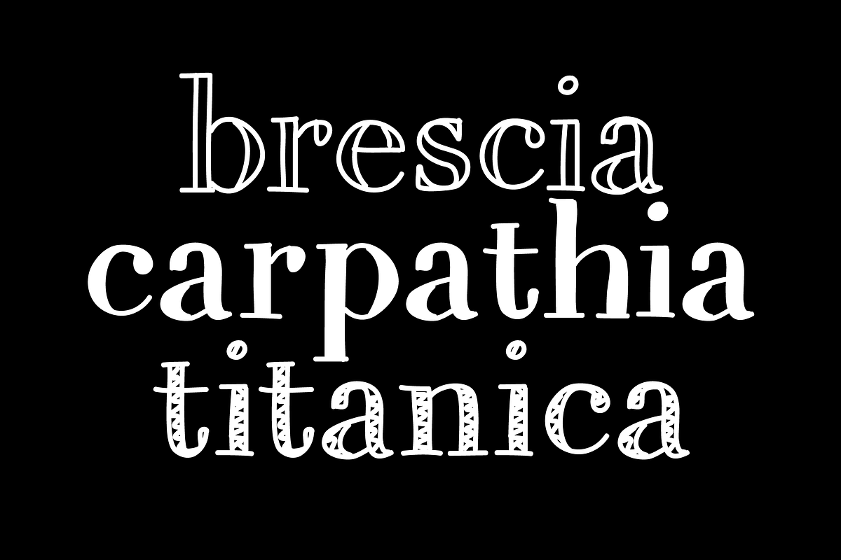 A Trio of Handwritten Serifs, a Serif Font by Mix Fonts (Photo 2 of 3)