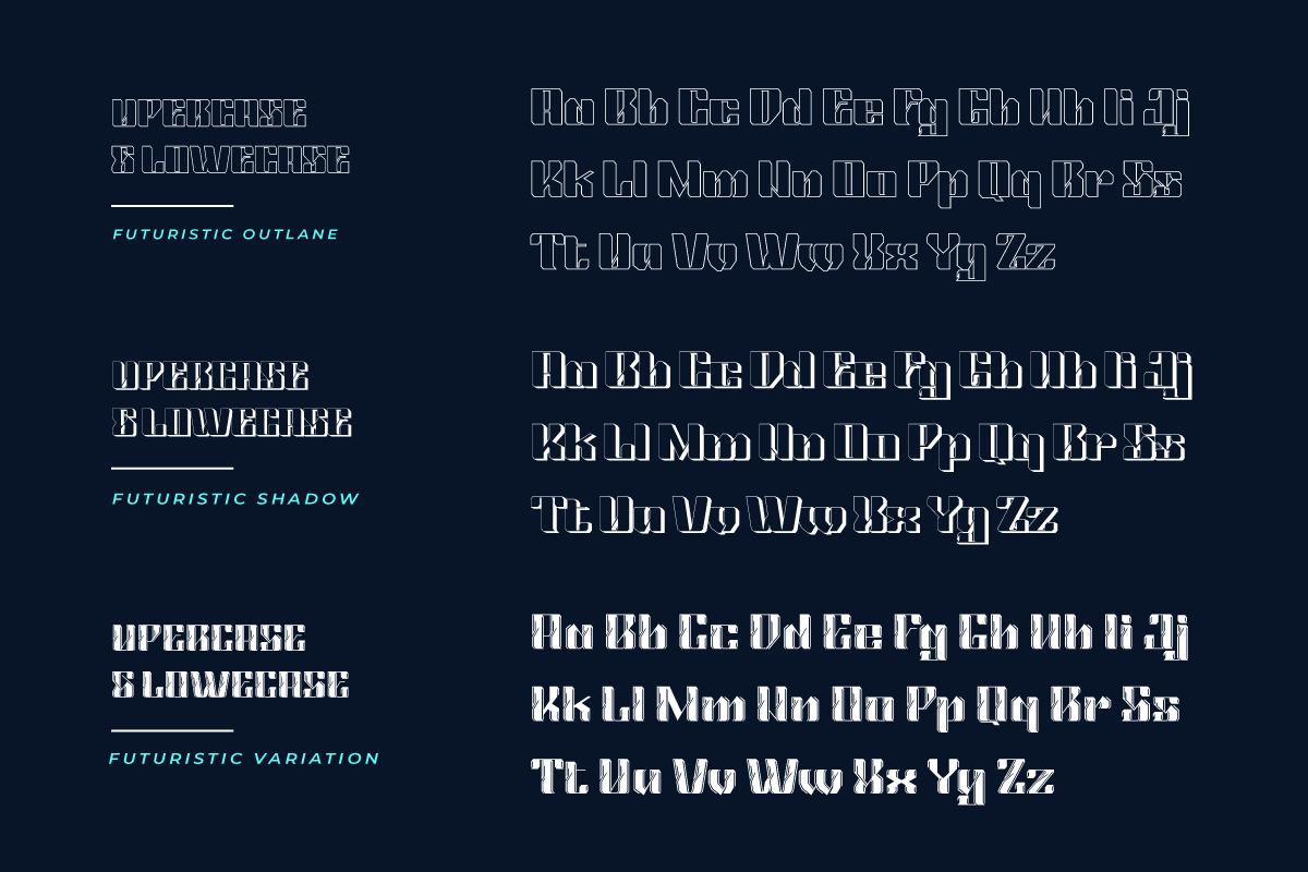 Selauk | Futuristic Font, a Serif Font by twinstd (Photo 8 of 13)