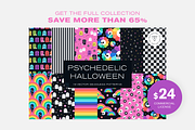 Colorful Skulls and Flowers Pattern, a Pattern Graphic by Rxmi Studio (Thumbnail 3 of 3)
