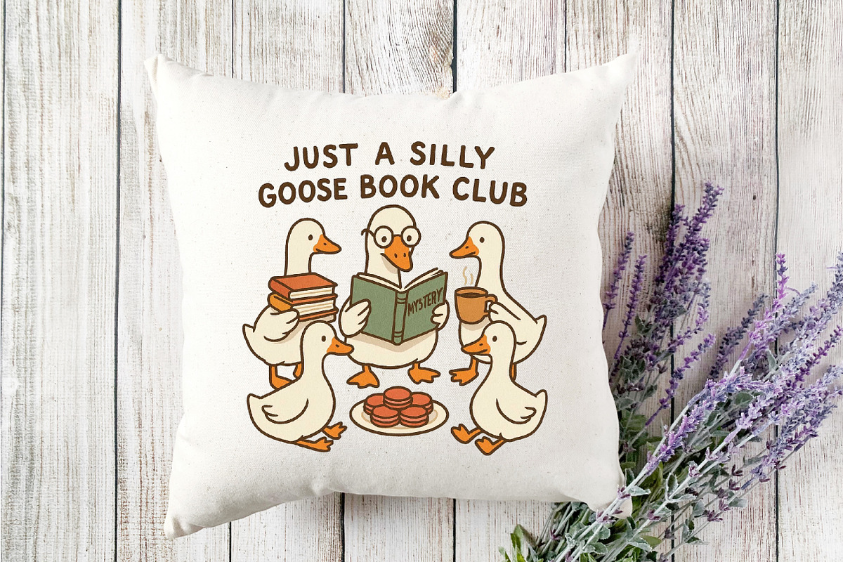 Just a Silly Goose Book Club PNG, a Graphic by Designking (Photo 2 of 4)