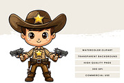 Retro Western Wild West Clipart, a Person Illustration by Design Scotch (Thumbnail 7 of 8)