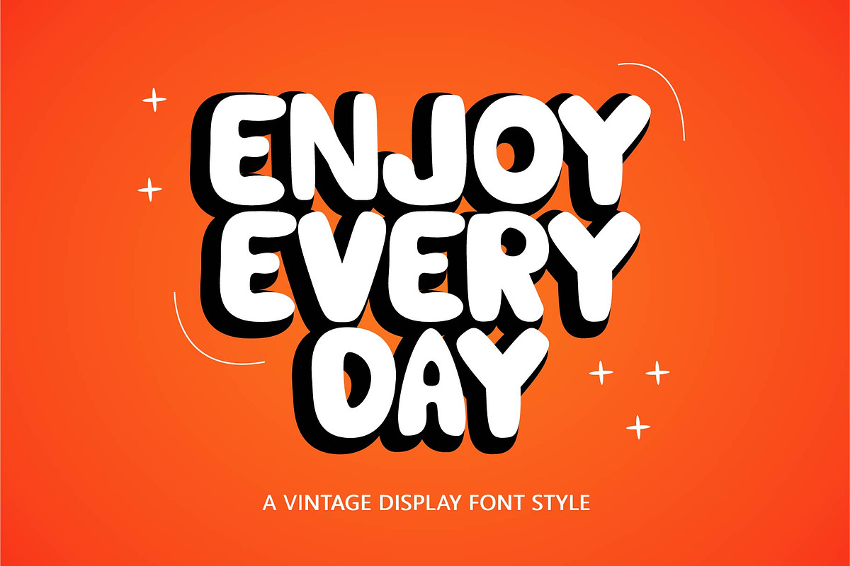 Holy Sweet - Groovy Font, a Handwritten Font by Densu Creative (Photo 4 of 6)