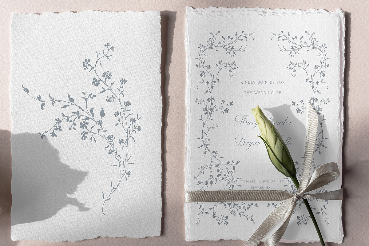 Floral swirls clipart, a Decorative Illustration by Sensual Art (Photo 4 of 8)