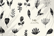 Watercolor Garden Photoshop Stamps, a Brush Add-On by Sweet Fig (Thumbnail 3 of 8)