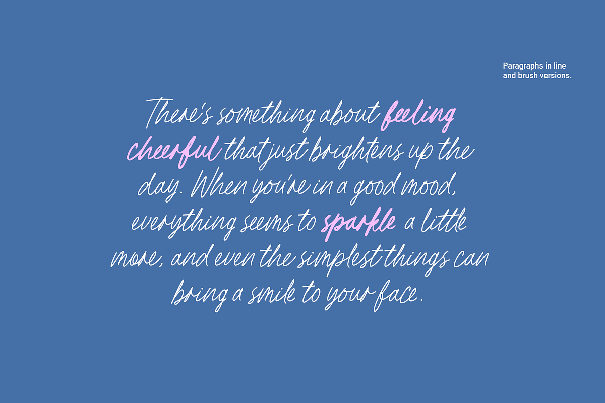 Bring of Hope, a Script Font by Letteratom (Photo 3 of 9)