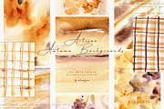 Artisan Autumn Watercolor Background, a Background Graphic by ArtMaslyana (Thumbnail 1 of 10)