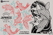 Procreate - Japanese tattoo, a Brush Add-On by Studio.Valhalla (Thumbnail 2 of 10)