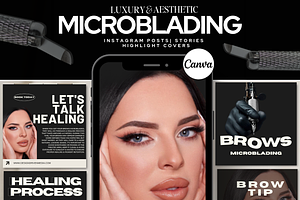 Microblading Instagram Templates