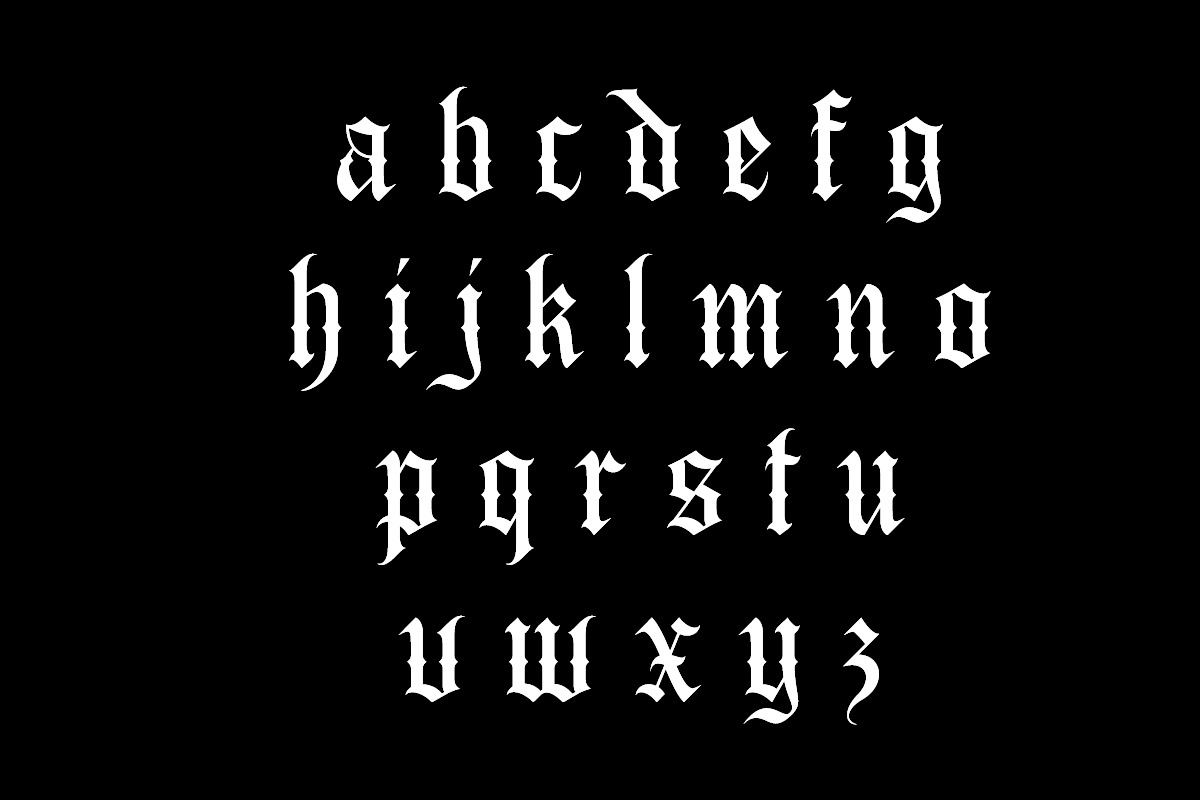 Carnage | Modern Blackletter, a Blackletter Font by Muntab_Art (Photo 8 of 8)