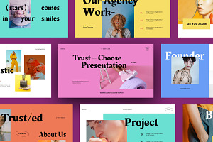 Trust Pastel Brand Google Slides