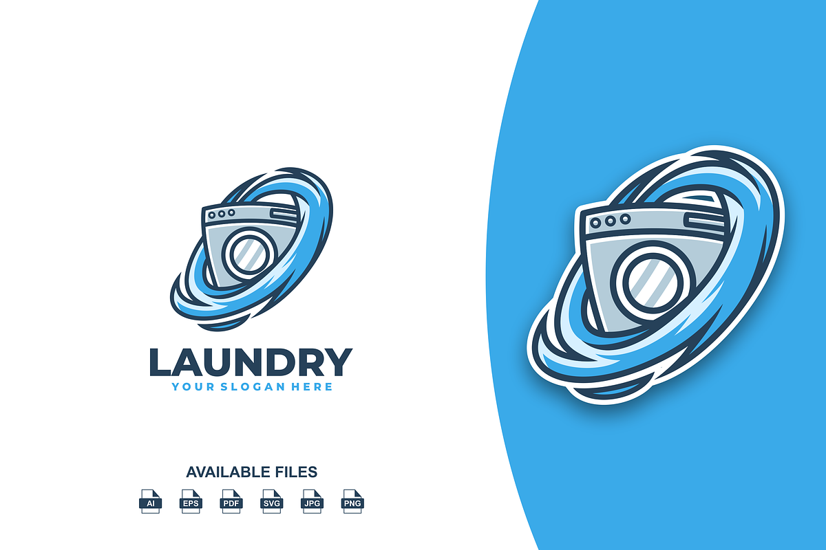 Laundry Logo, a Design Template by artchiles_design