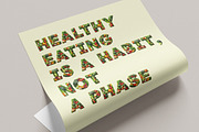 Vegetables Font, a Sans Serif Font by Handmadefont (Thumbnail 12 of 16)