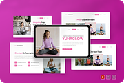 Yoga and Meditation Powerpoint, a Presentation Template by Annora Studio (Thumbnail 1 of 5)