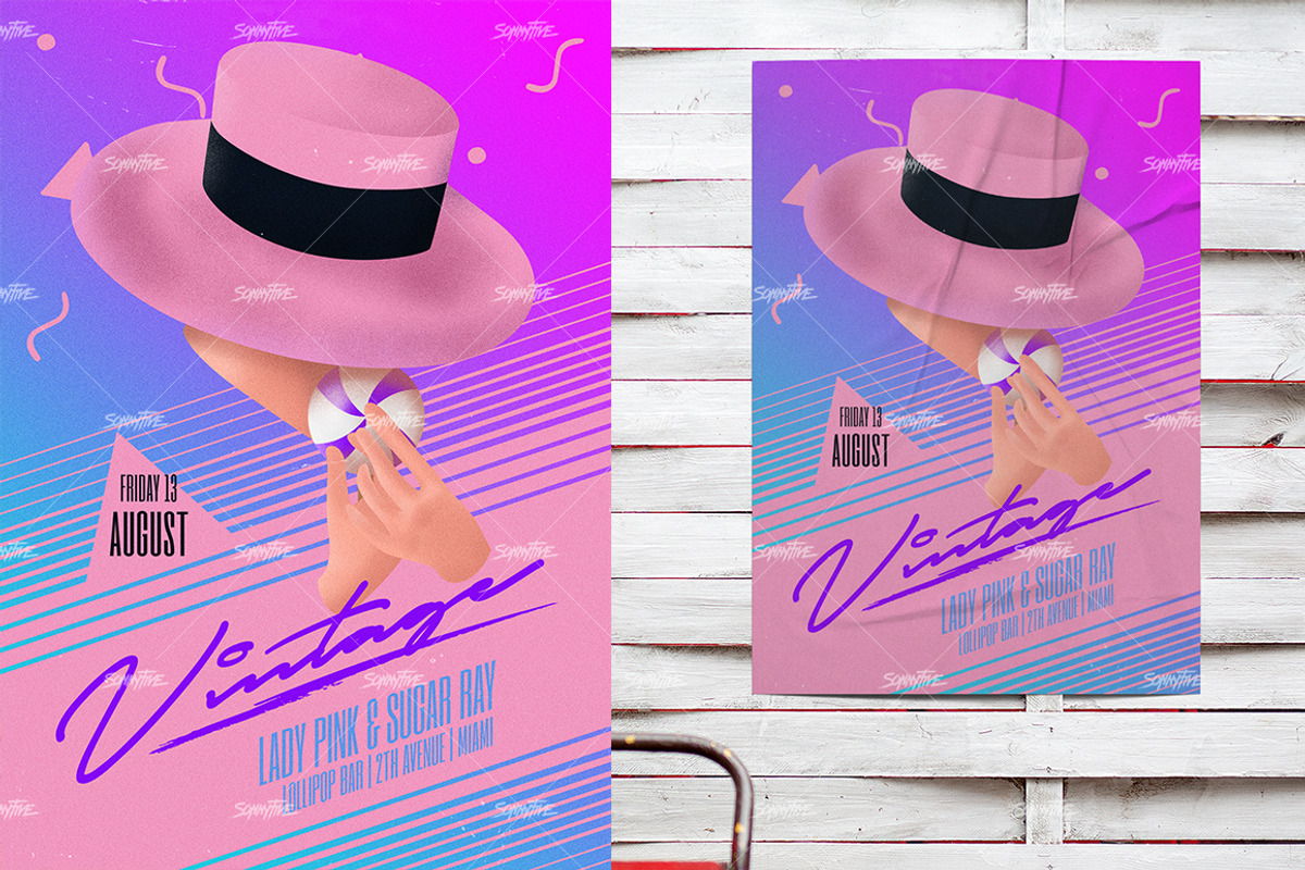 Illustration with flyer templates, a Flyer Template by Sonnyfive (Photo 7 of 8)