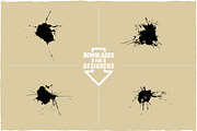 Sprays and Splats - Vector Pack, a Texture Graphic by Downloads for Designers (Thumbnail 5 of 6)