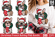 Christmas French Bulldog PNG Bundle, a Graphic by Cut File (Thumbnail 1 of 5)
