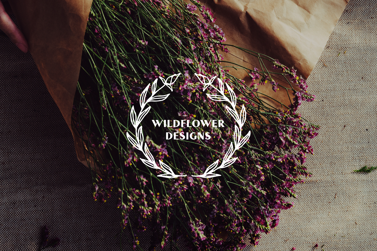 Floral Logo Graphics Bundle, a Decorative Illustration by Kin Design (Photo 8 of 11)