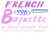 French Baguette Aesthetic Font, a Handwritten Font by Eryn Rose Design (Thumbnail 7 of 7)
