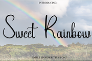 Sweet Rainbow, a Handwritten Font by InermediaSTUDIO (Thumbnail 1 of 8)