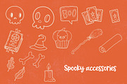 Procreate Halloween Stamp Set, a Brush Add-On by PrettyLittlePigs (Thumbnail 6 of 8)